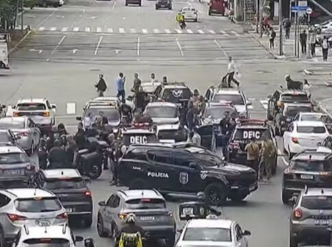 Tiroteio na Avenida Faria Lima deixa um morto e quatro feridos