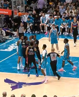 Jogadores de Hornets e Pistons trocam agressões durante jogo da NBA