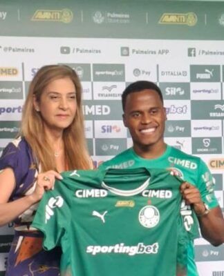 Jhon Arias é apresentado no Palmeiras: “Tenho o desejo de voltar a ser campeão”