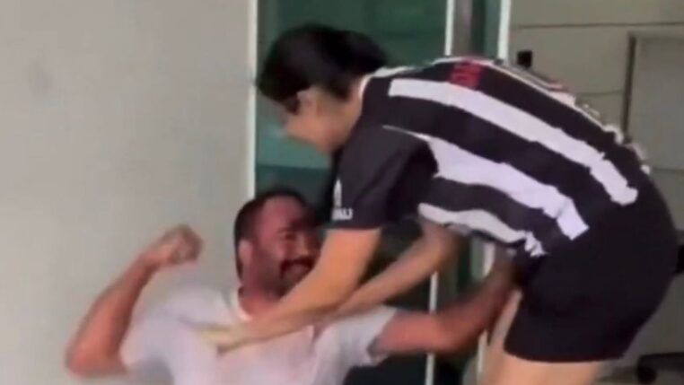 Homem fratura o pé após confusão em condomínio de Balneário Camboriú (SC)