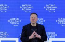 Elon Musk no Fórum Econômico em Davos