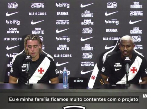 Novo reforço do Vasco comete gafe ao exaltar torcida; confira