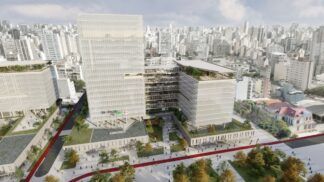 Croque do novo Centro Administrativo do governo do estado de SP