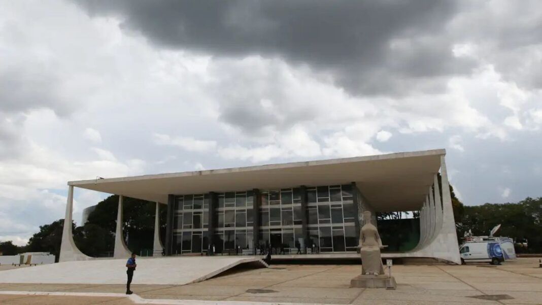Fachada do prédio do STF, em Brasília