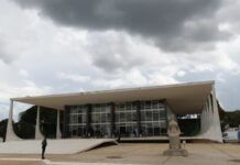 Fachada do prédio do STF, em Brasília