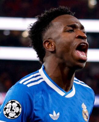 Vini Jr. marca golaço e Real Madrid vence Benfica por 1 a 0 na Champions League