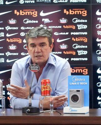 Coletiva de imprensa com o presidente Andrés Sanchez, nesta terça-feira (15/09/2020),