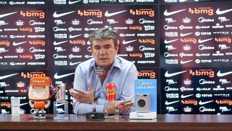 Coletiva de imprensa com o presidente Andrés Sanchez, nesta terça-feira (15/09/2020),