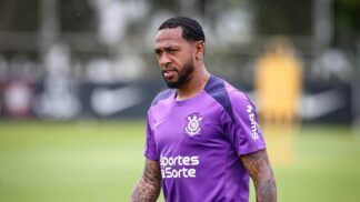 José Martínez em treino do Corinthians