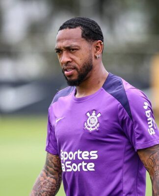 José Martínez em treino do Corinthians
