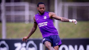 José Martínez em treino do Corinthians