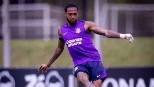 José Martínez em treino do Corinthians