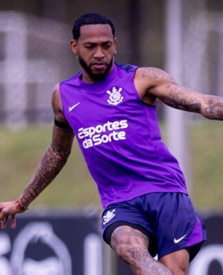 José Martínez em treino do Corinthians