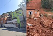 Tempestade em Juiz de Fora, em Minas Gerais