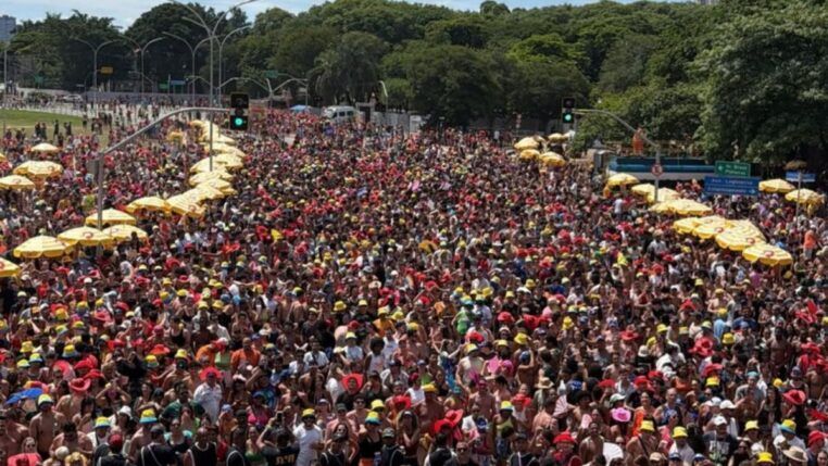 Bloco do Michel Teló no Parque do Ibirapuera