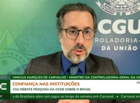 Vinícius Marques de Carvalho, ministro da CGU, em entrevista ao Link TNC