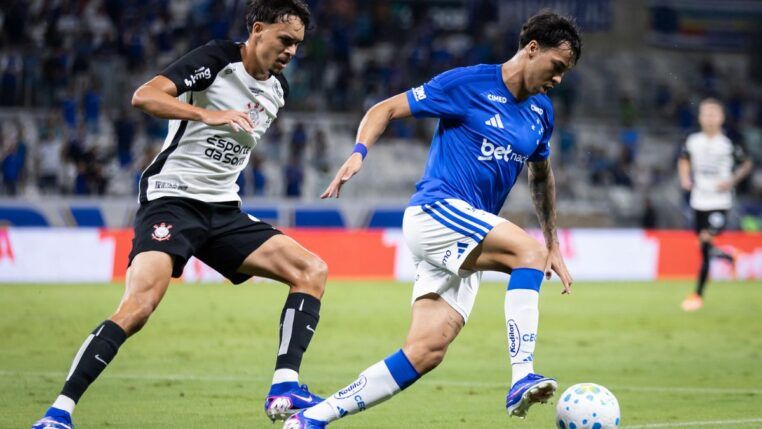 Tchoca marcou o gol do empate do Corinthians contra o Cruzeiro, que teve Matheus Pereira como artilheiro da noite