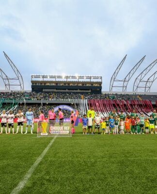 Partida entre SE Palmeiras e São Paulo, válida pela quinta rodada do Campeonato Paulista, Série A1, na Arena Crefisa Barueri, em Barueri