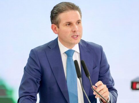 O Presidente da Câmara dos Deputados, Hugo Motta