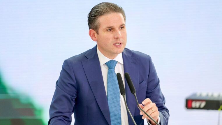 O Presidente da Câmara dos Deputados, Hugo Motta