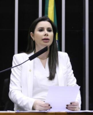 Caroline de Toni no plenário da Câmara