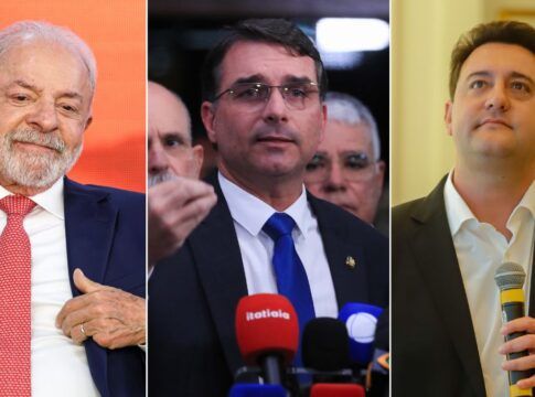 Paraná Pesquisas: Lula, Flávio e Ratinho Jr. empatam em cenários de 2º turno