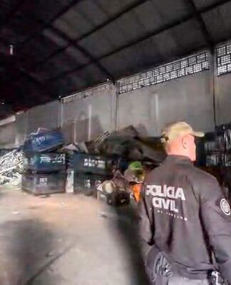 Operação policial desarticula quadrilha de furto de cabos em 4 estados