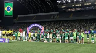A Arena Barueri não deve estar lotada no jogo entre Palmeiras e Fluminense
