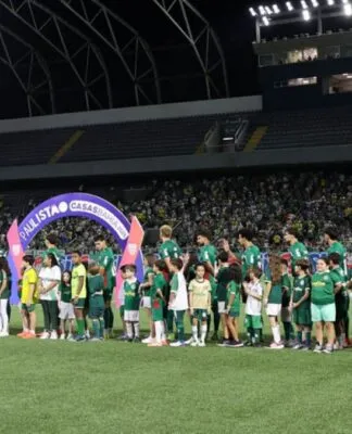 A Arena Barueri não deve estar lotada no jogo entre Palmeiras e Fluminense