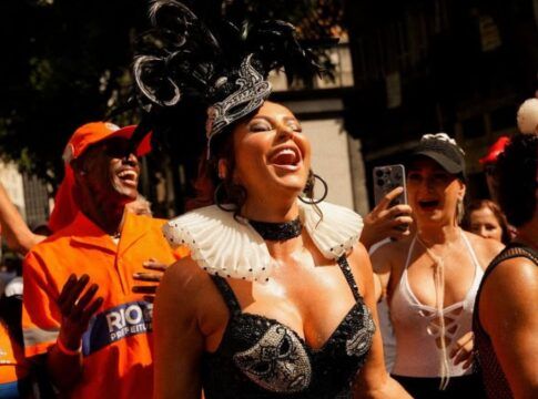 Paolla Oliveira no Cordão da Bola Preta 2026