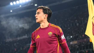 Paulo Dybala, atacante argentino da Roma-ITA