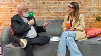 Luiz Felipe Pondé e Joana Treptow no Imprevista