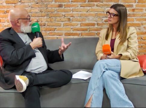 Luiz Felipe Pondé e Joana Treptow no Imprevista