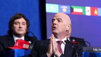 O presidente da FIFA, Gianni Infantino
