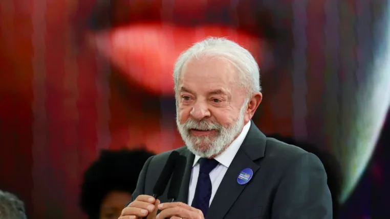 O presidente Luiz Inácio Lula da Silva