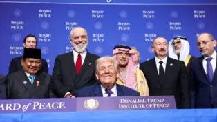 Trump e outros líderes mundiais em reunião inaugural do Conselho da Paz