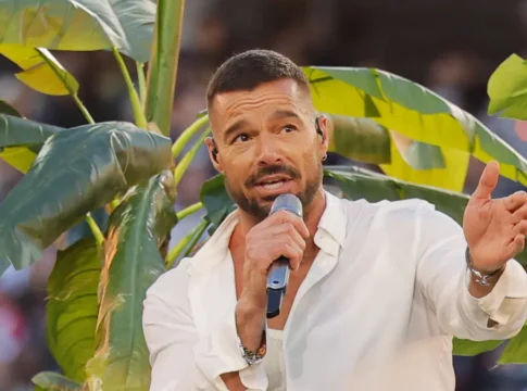 O cantor portorriquenho Ricky Martin