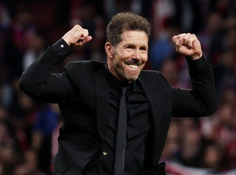 O Atlético de Madrid goleou o Club Brugge por 4 a 1 e carimbou classificação para as oitavas da Champions League