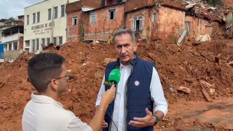 O ministro da Integração e Desenvolvimento Regional, Waldez Góes, em entrevista à TMC