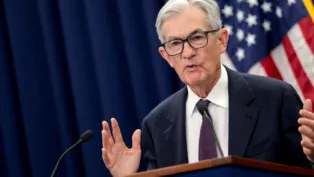 Presidente do Federal Reserve, Jerome Powell, em entrevista coletiva.