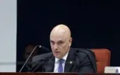 Ministro Alexandre de Moraes , relator na Ação Penal na terceira Sessão do julgamento do caso Marielle Franco no STF.