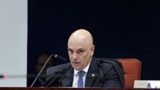 Ministro Alexandre de Moraes , relator na Ação Penal na terceira Sessão do julgamento do caso Marielle Franco no STF.