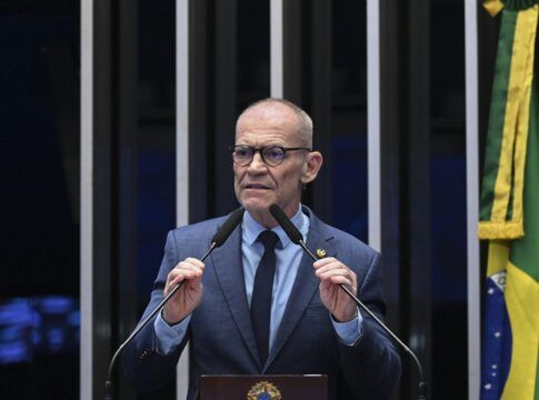 Plenário do Senado Federal durante sessão deliberativa ordinária. Ordem do dia.