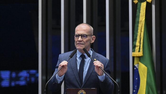 Plenário do Senado Federal durante sessão deliberativa ordinária. Ordem do dia.