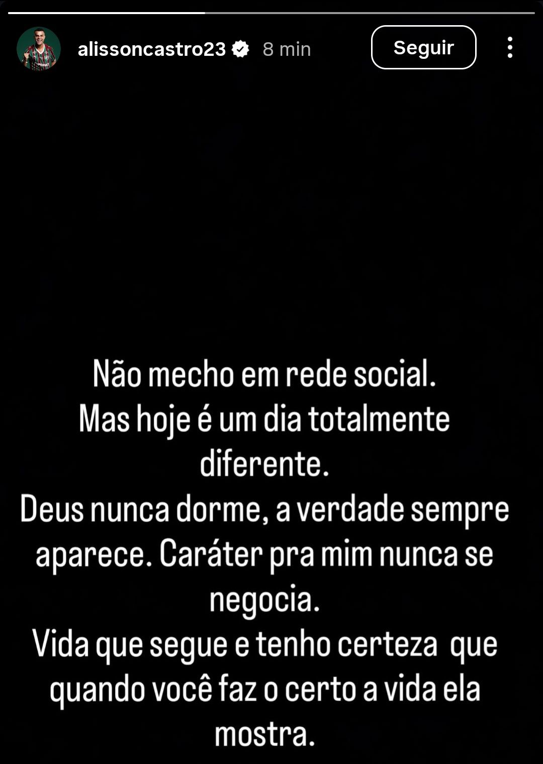 Alisson estava afastado do elenco do São Paulo antes de ser cedido ao Fluminense