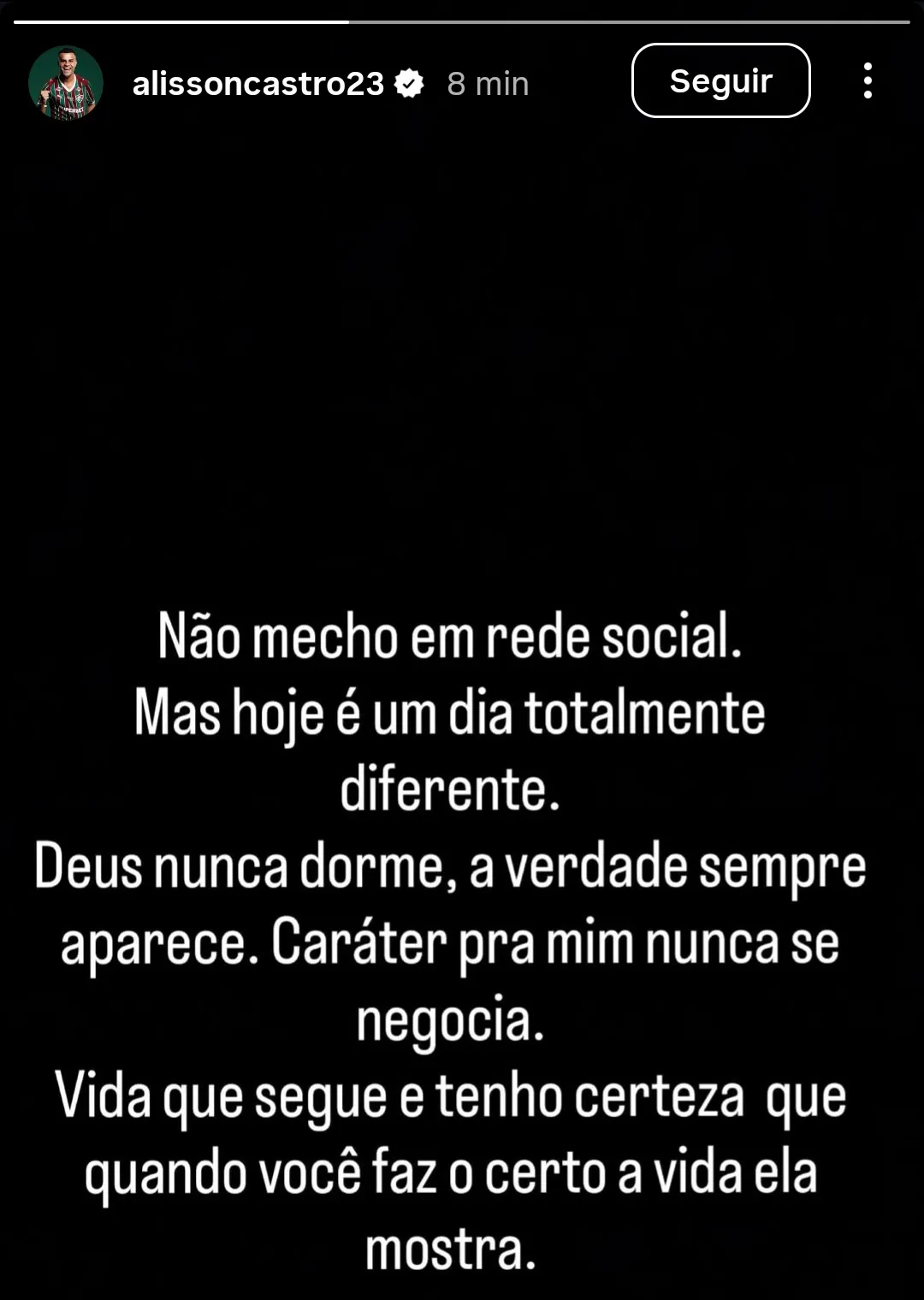 Alisson estava afastado do elenco do São Paulo antes de ser cedido ao Fluminense