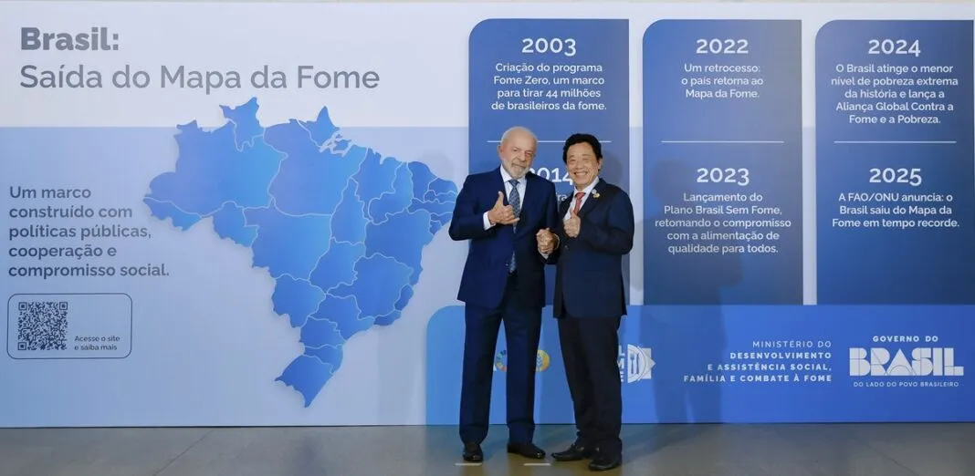 Presidente da Republica Luiz Inacio Lula da Silva durante cerimônia de abertura da 39ª Sessão da Conferência Regional da FAO para a América Latina e o Caribe. (Foto: Ricardo Stuckert/PR)