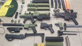 Armas diversas feitas com impressoras 3D