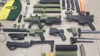 Armas diversas feitas com impressoras 3D