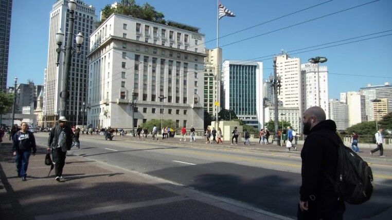 Prédio da Prefeitura de São Paulo no Viaduto do Chá no Centro de São Paulo